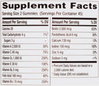 Centrum MultiGummies + Belleza Multivitamínico para Mujeres, Gomitas para Piel, Cabello y Uñas con Antioxidantes, Vitaminas D3 y B, Sabores Cereza/Baya/Naranja - 90 unidades