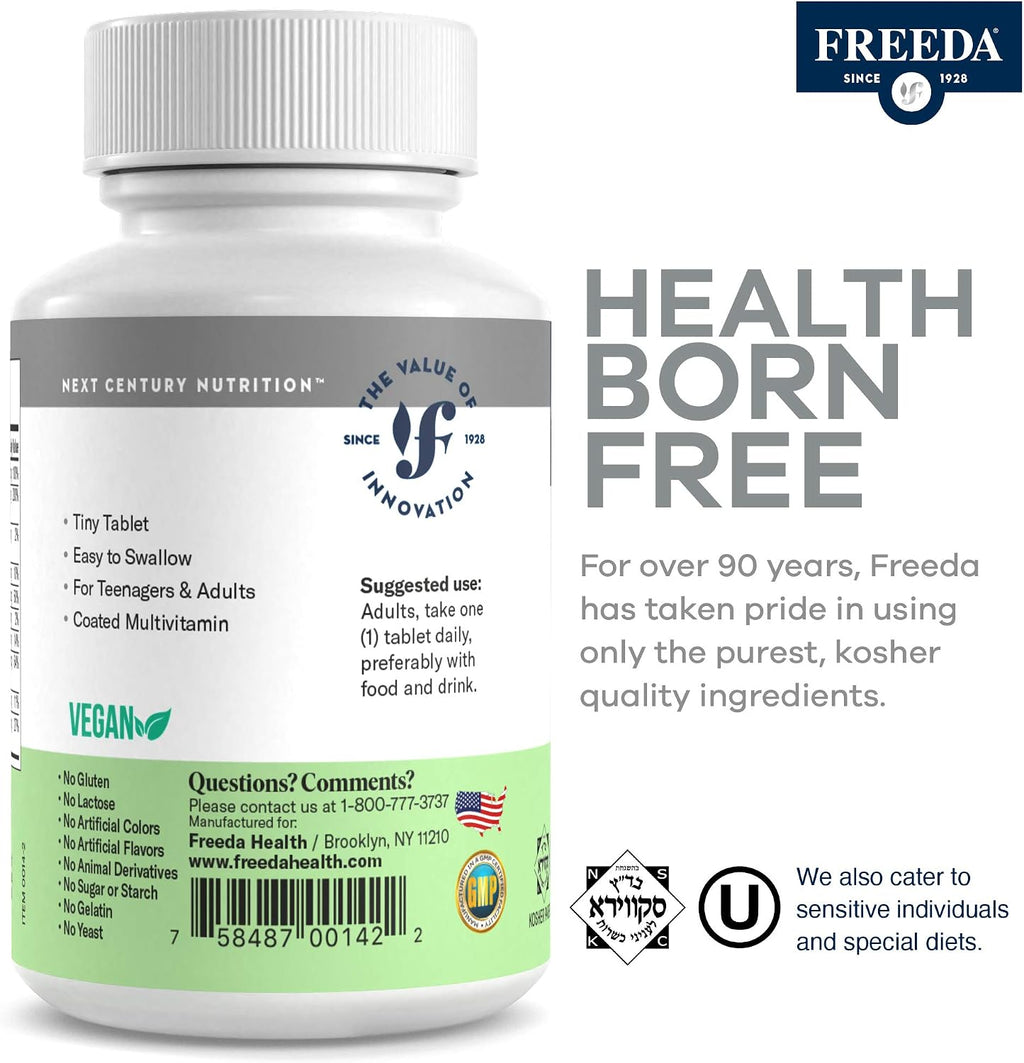 Freedavite Tiny Tablet - Multivitamin Moderate for Men & Women - 250 Tablets