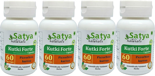 Kutki Forte 500 mg - 240 Cápsulas Veganas - Picrorhiza Kurroa 10:1
