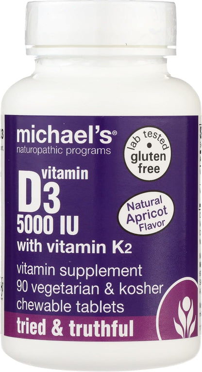 Michael's Health Vitamin D3 con K2 - 90 – El funcionamiento normal de los músculos. – Image 4