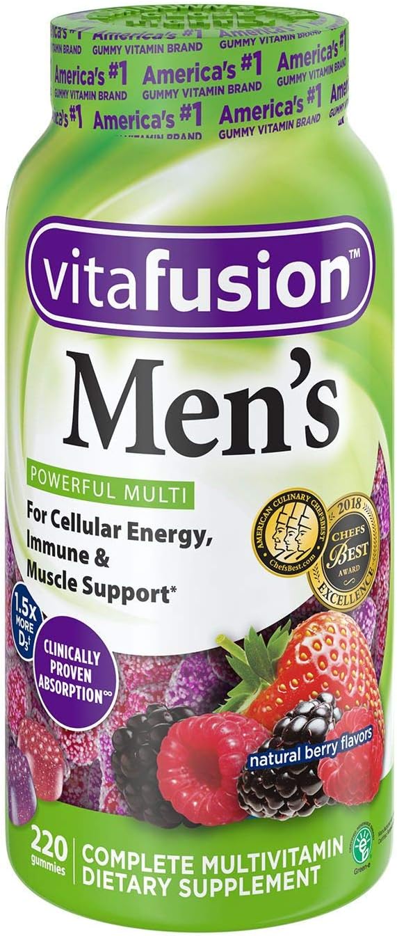 Vitafusion Multivitamínico Completo para Hombre 220 Gomitas