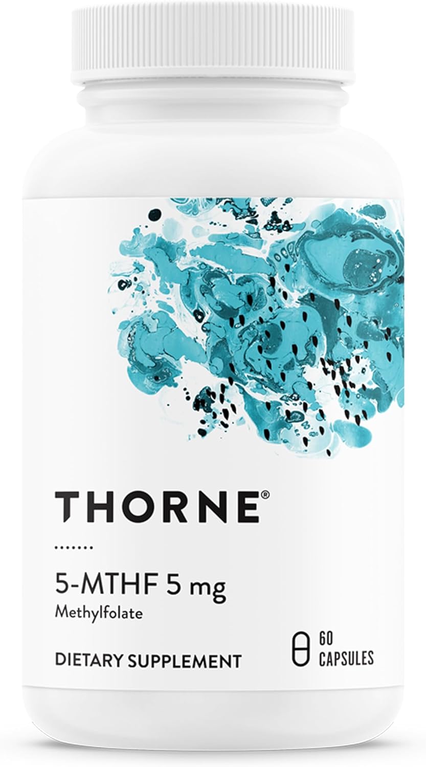 THORNE 5-MTHF Methylfolate (Active Vitamin B9) - 60 Capsules
