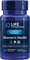 Life Extension FLORASSIST Probiótico Mujer – Salud Vaginal, Digestiva e Inmune – 30 Cápsulas