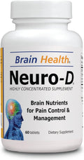 Organic Farms Vitamins Neuro D Control del Dolor - Salud Cerebral 60 Comprimidos