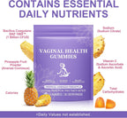 Premium Feminine Balance Gummies - Probióticos Femeninos con Vitamina C y Sabor a Piña