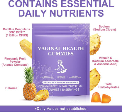 Premium Feminine Balance Gummies - – Vitamina C: Un antioxidante natural que contribuye a la protección de las – Image 2