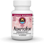 Source Naturals Adaptofem Lignan Extract, Adaptógeno para la Menopausia sin Soja - 30 Cápsulas