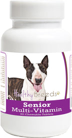 Healthy Breeds Miniature Bull Terrier Senior Dog Multivitamin Tablets 60 Count
