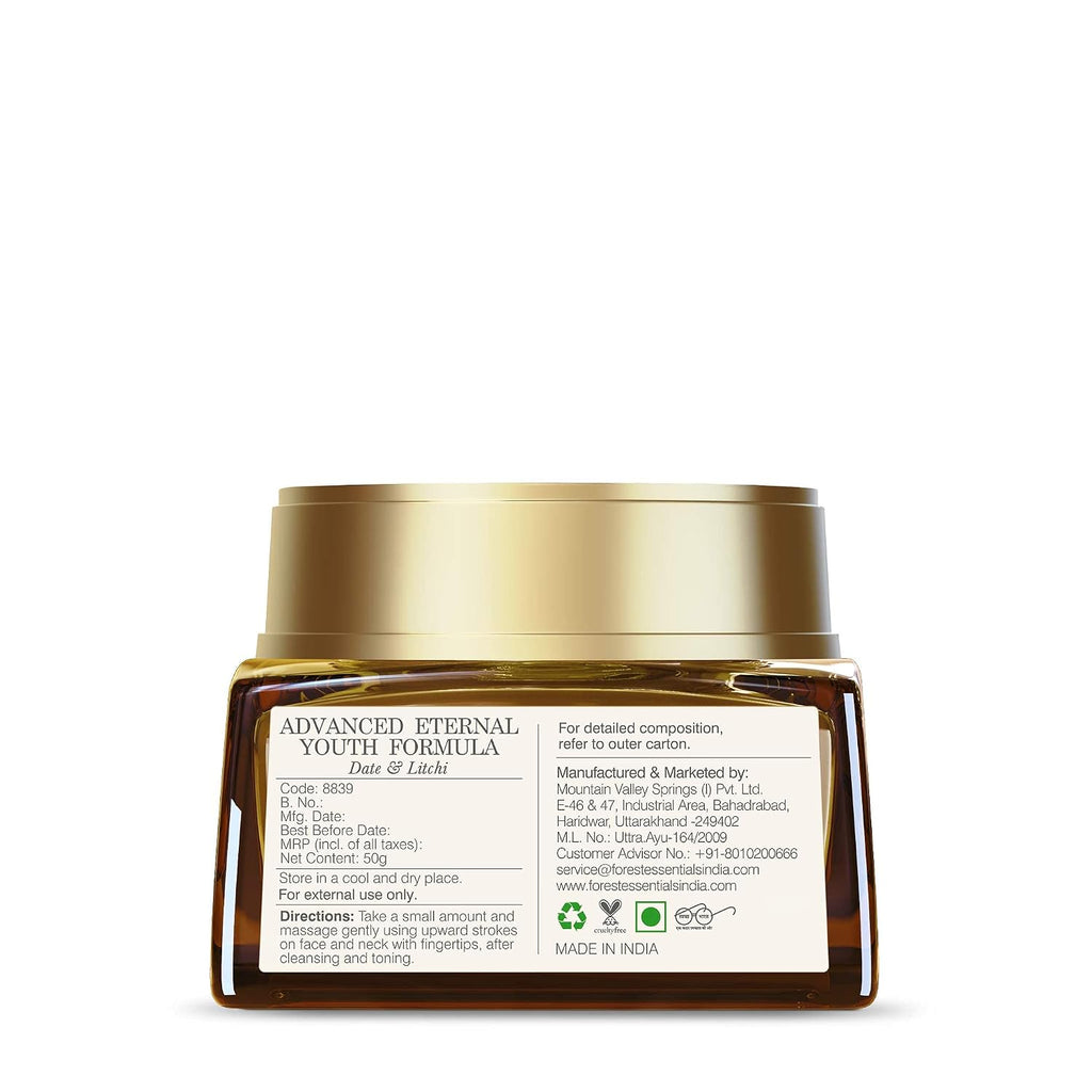 Forest Essentials Fórmula de Juventud Eterna Dátil y Lichi, 50 g