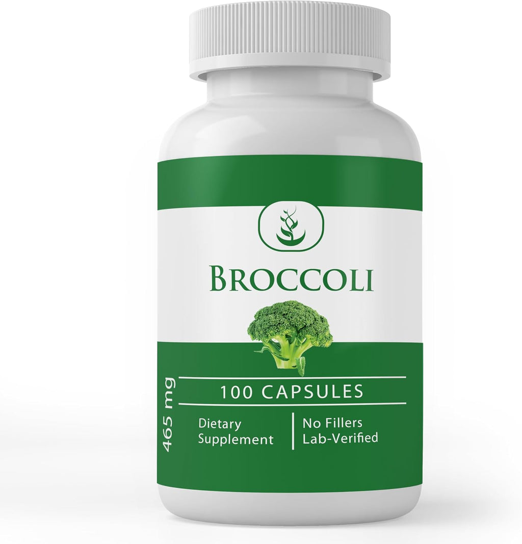 PURE ORIGINAL INGREDIENTS Cápsulas de Extracto de Brócoli, 100 Cápsulas, Puro Sin Aditivos