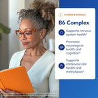 Pure Encapsulations Complejo B6 - Apoyo para el Sistema Nervioso y la Salud Cerebral - 60 Cápsulas
