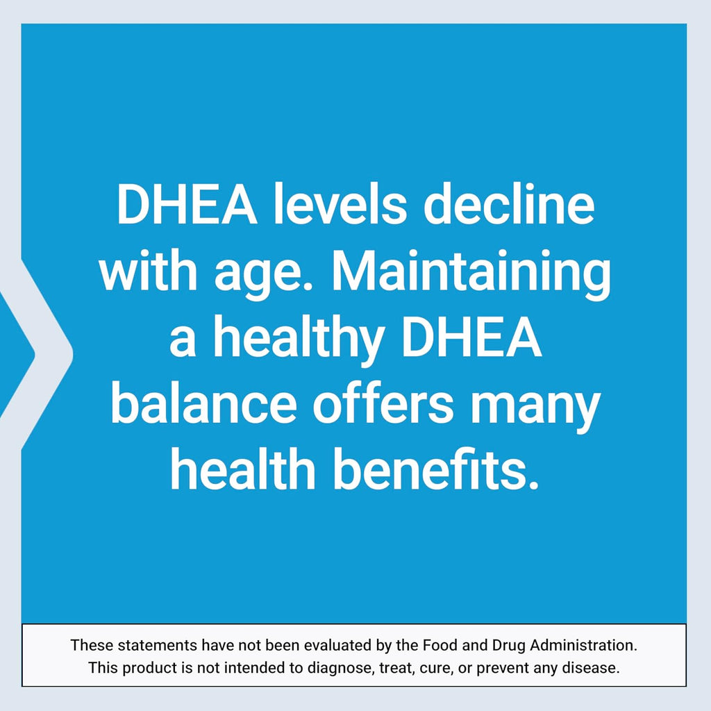 Life Extension DHEA 50 mg – Suplemento para el Equilibrio Hormonal, Memoria, Masa Muscular y Densidad Ósea