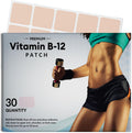 VitaPatch Parche de Vitamina B12 con Metilcobalamina y Guaraná – 30 Parches