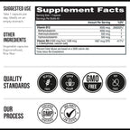 Triquetra Health BioActive Vitamin B12 - 5000 mcg con 3 Formas Bioactivas y Metilfolato
