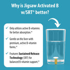 Jigsaw Health - B activada con SRT, 120 tabletas
