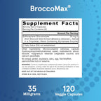 Jarrow Formulas BroccoMax Sulforaphane Generator 35 mg – 120 Delayed-Release Vegetable Capsules