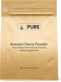 Pure Original Ingredients Polvo de Acerola 4oz - No-GMO, Sin Gluten, Envase Ecológico