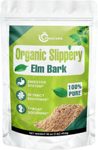 Slippery Elm (Olmo Americano) en Polvo Orgánico - 1 Libra (454 g)