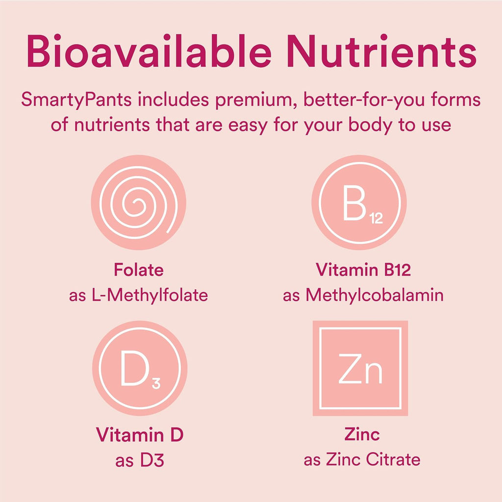 SmartyPants Multivitamínico para Mujeres en Gominolas Sin Azúcar, 60 unidades