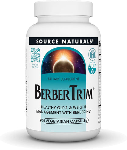 Source Naturals BerberTrim, Complejo de Berberina para el Control de Peso*, Cápsulas Vegetarianas (90) – Image 1