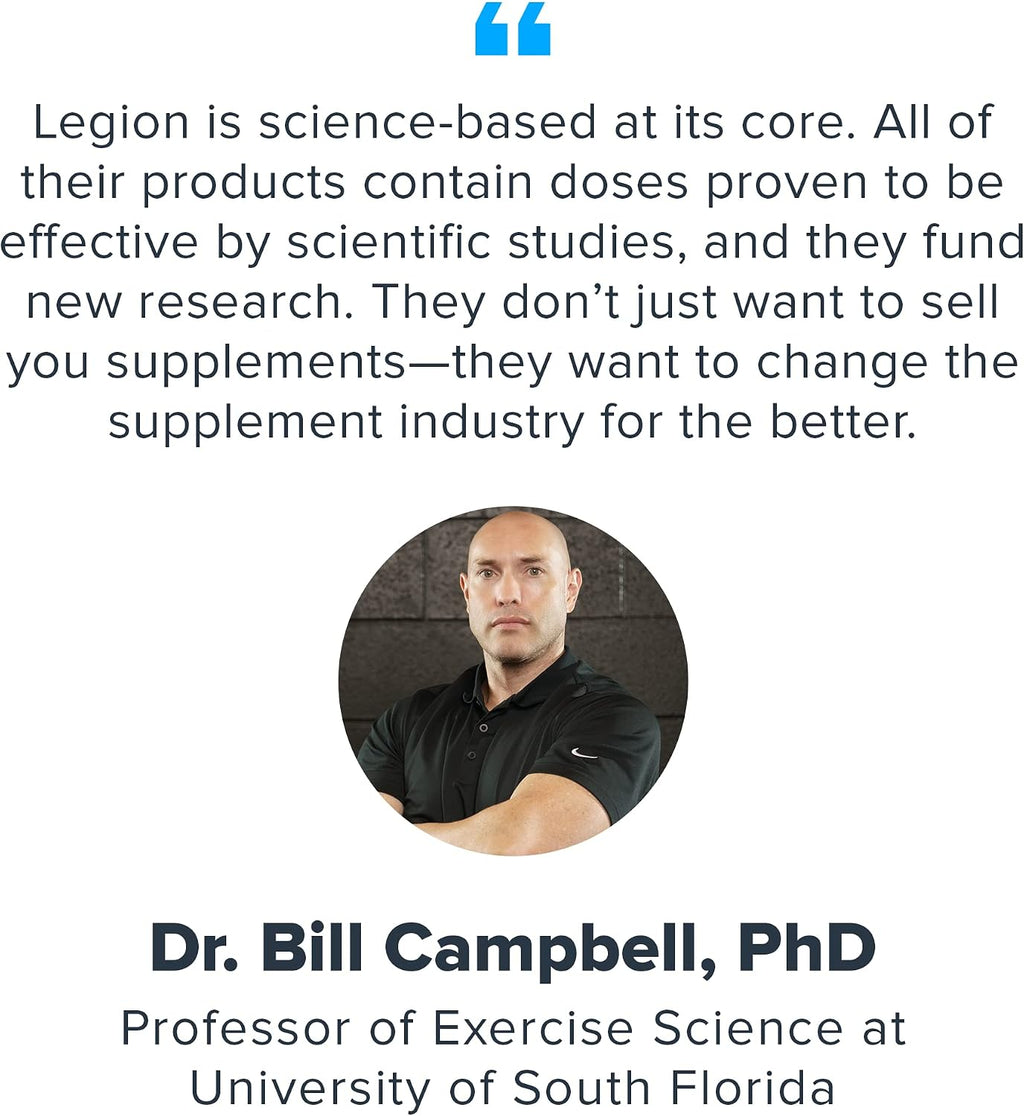 LEGION Vitamin B-Complex (120 Cápsulas) - Complejo de Vitaminas B con Colina e Inositol - Vegano