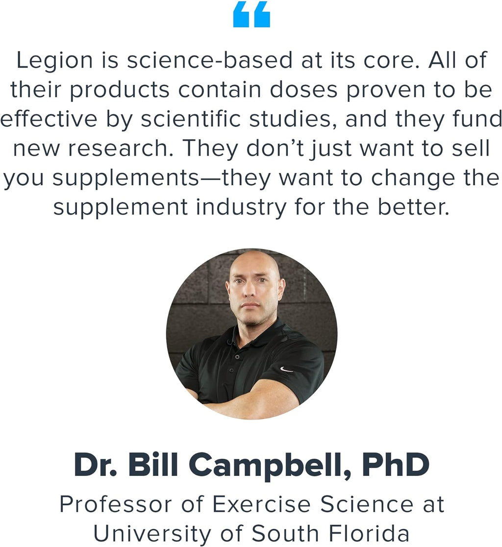 LEGION DHEA 50mg – Suplemento de DHEA para Hombres y Mujeres