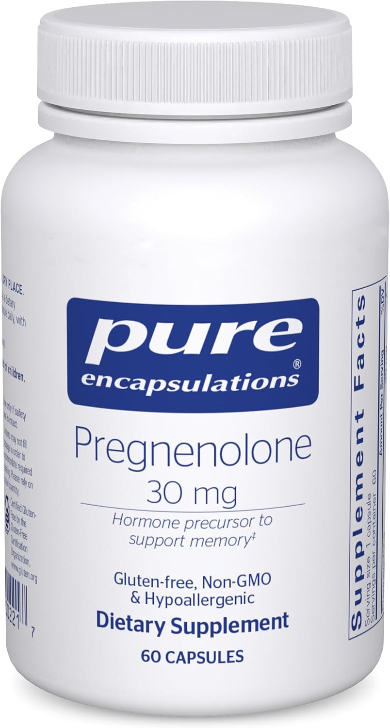 Pregnenolona 30 mg de Pure Encapsulations - 180 Cápsulas