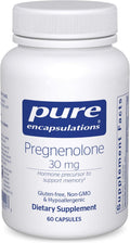 Pure Encapsulations Pregnenolona - 30 mg - 60 Cápsulas - Vegano