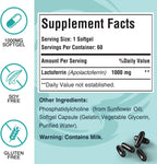 Lactoferrina Liposomal 1000 mg - 60 Cápsulas Blandas