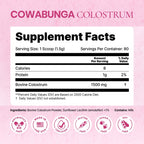 SonoHealth Cowabunga Colostrum - Calostro Bovino Puro en Polvo