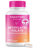 Pink Stork Folato: Metil Folato - 60 Cápsulas Vegetales