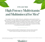 Shaklee - Multivitamínico y multimineral de alta potencia Vita-Lea® para hombres