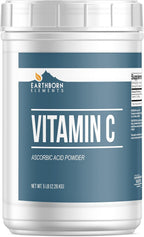 Earthborn Elements Vitamina C en Polvo (5 Galones) – Ácido Ascórbico Puro, Suplemento y Limpiador