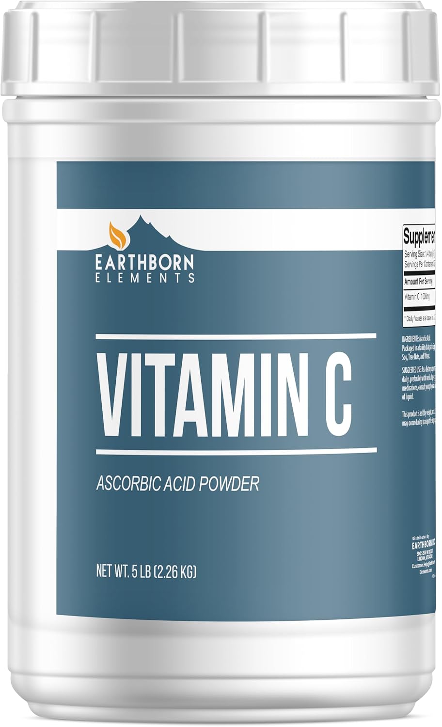 Earthborn Elements Vitamina C en Polvo (2 Galones)