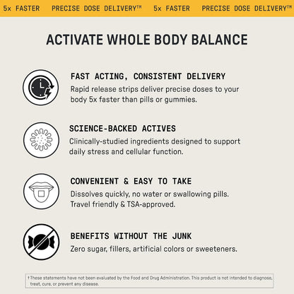 Meche Body Sync™ Tiras Multivitamínicas de Disolución Rápida para Mujeres y Hombres