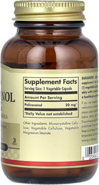Solgar Policosanol, 20 mg, 100 Cápsulas Vegetales