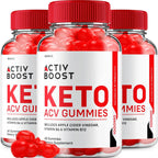 Activ Boost Keto ACV Gummies - 180 Gominolas (3 Paquetes)