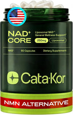 NAD CORE - Suplemento Liposomal de NAD+ - 250mg, 60 Cápsulas (30 Días)