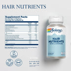Solaray Hair Nutrients con L-Cisteína - Suplemento para la Salud Capilar - 60 Cápsulas Veganas