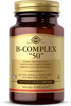 Solgar B-Complex '50' - 100 Cápsulas Vegetales - B-Complex para Energía y Sistema Nervioso