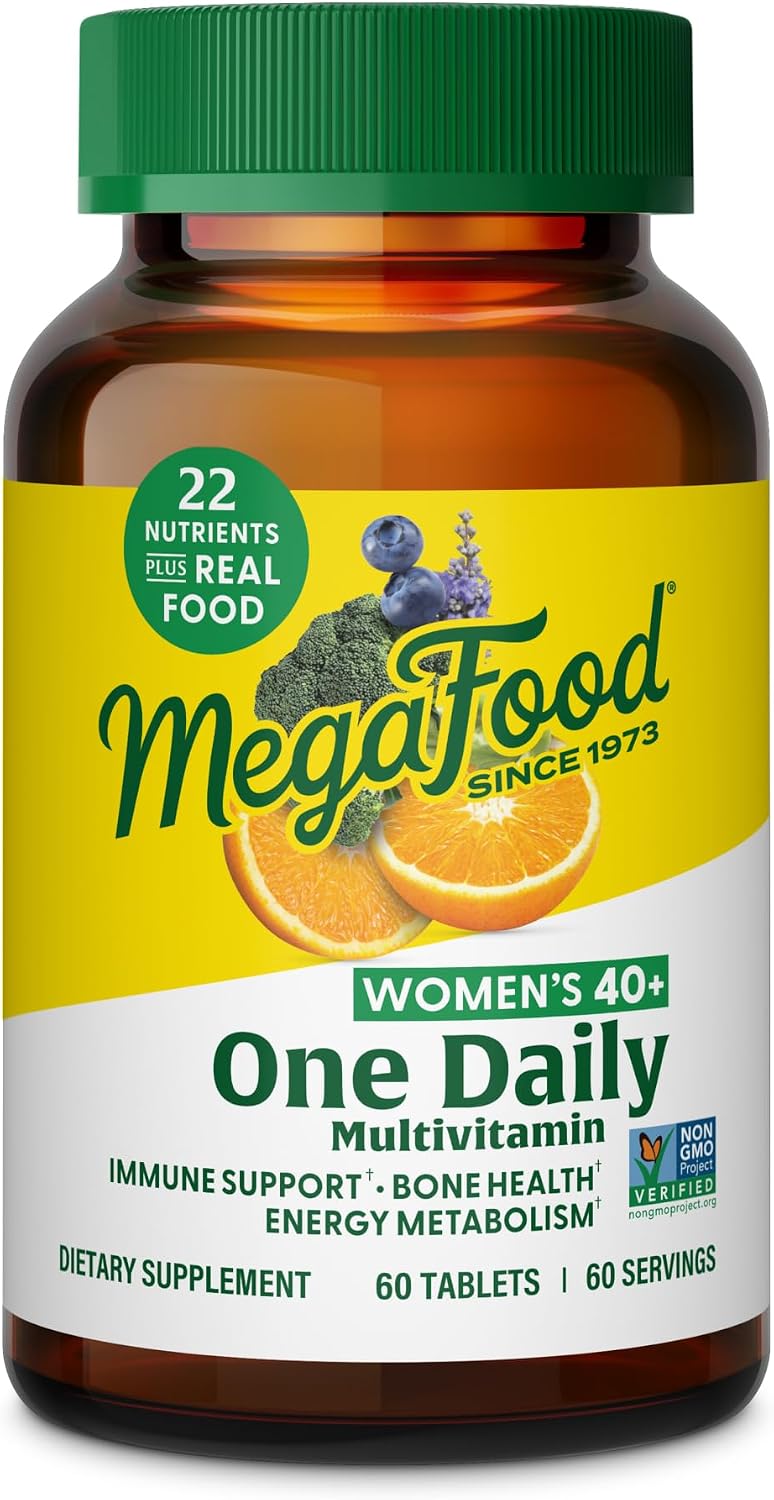 MegaFood Multivitamin para Mujeres 40+ - 60 Comprimidos