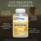 SOLARAY Chewable B-Complex Orange Flavor - 50 Tablets