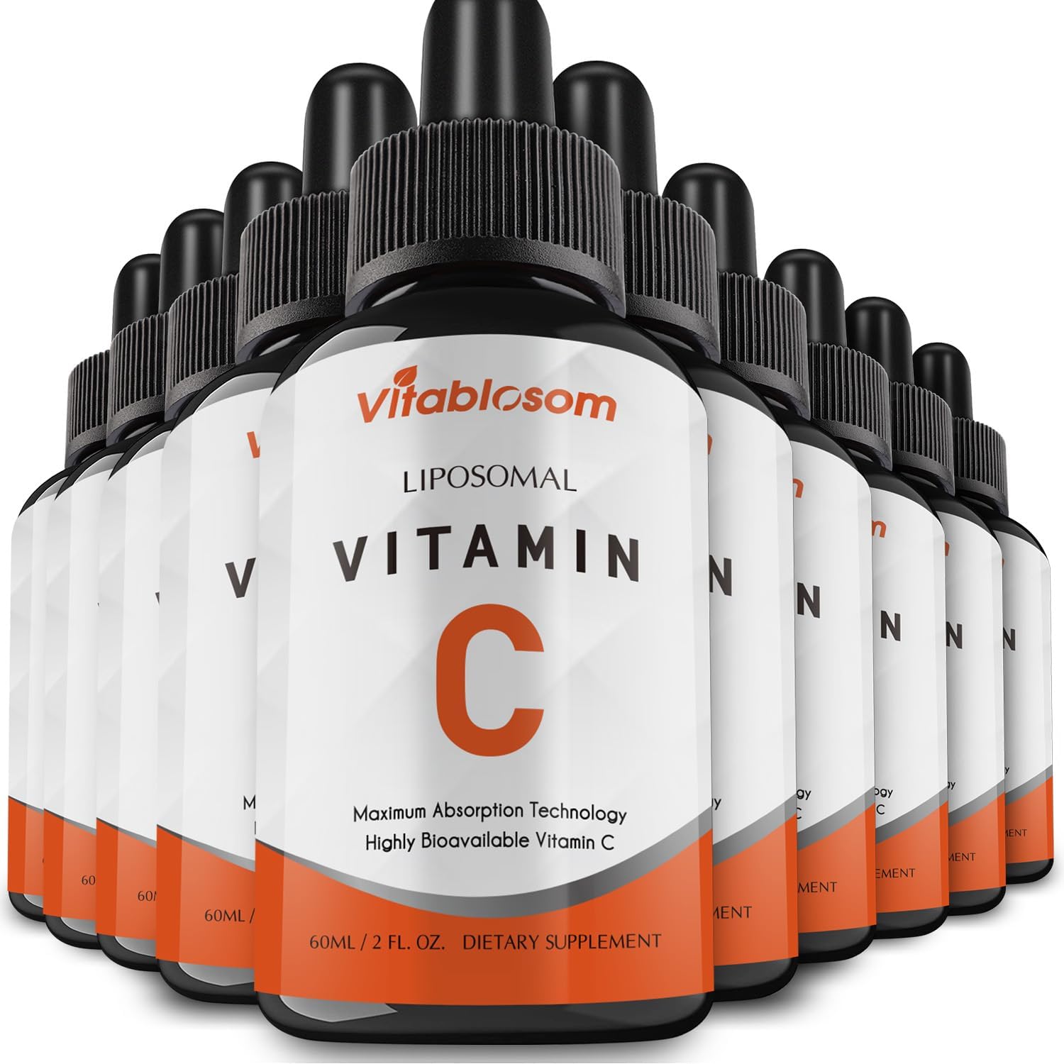 Vitablosom Vitamina C Liposomal 2000mg Líquido para Adultos - 2 Frascos de 60ml