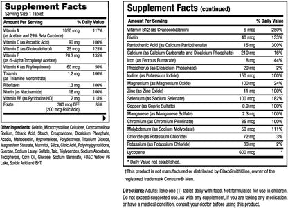 Earth's Splendor Multivitamínico para Hombres – 120 Comprimidos – Image 2