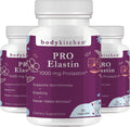 Body Kitchen Pro Elastin Peptides 1000mg – Péptidos de Elastina Marinos para la Firmeza y Elasticidad de la Piel, 180 Cápsulas