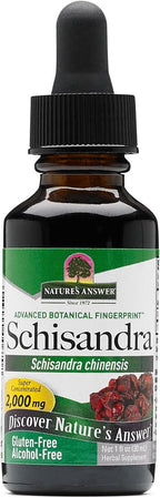 Nature's Answer Extracto de Schisandra - Sin Alcohol, Sin Gluten - Apoyo para el Estrés y la Fatiga