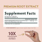 TRIBE ORGANICS Ashwagandha KSM-66 Vegana 600mg - 60 Cápsulas