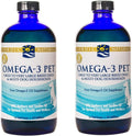 Nordic Naturals Omega-3 Pet, Unflavored - 1518 mg Omega-3 per Teaspoon - 2-Pack - 946 ml Total - Fish Oil for Dogs with EPA & DHA