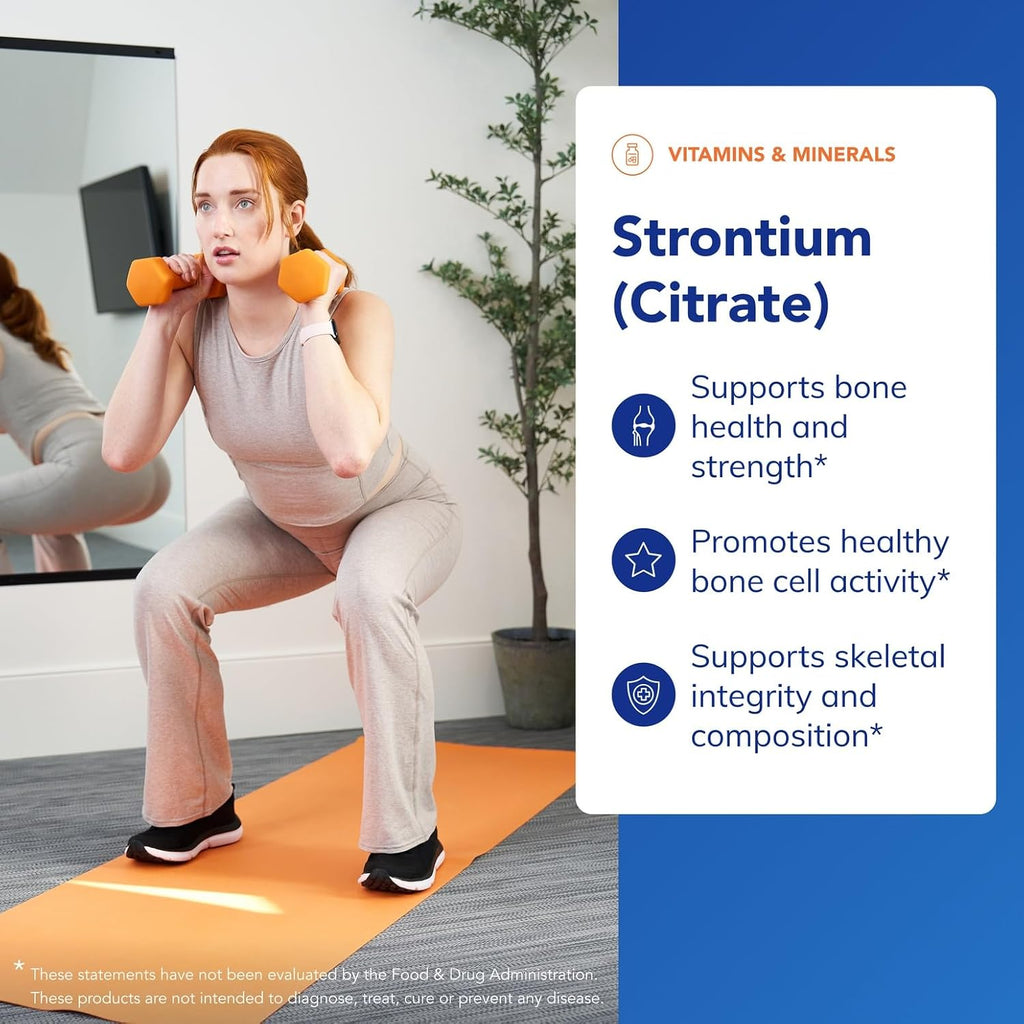 Pure Encapsulations Estroncio (Citrato) | Suplemento alimenticio hipoalergénico | 90 Cápsulas