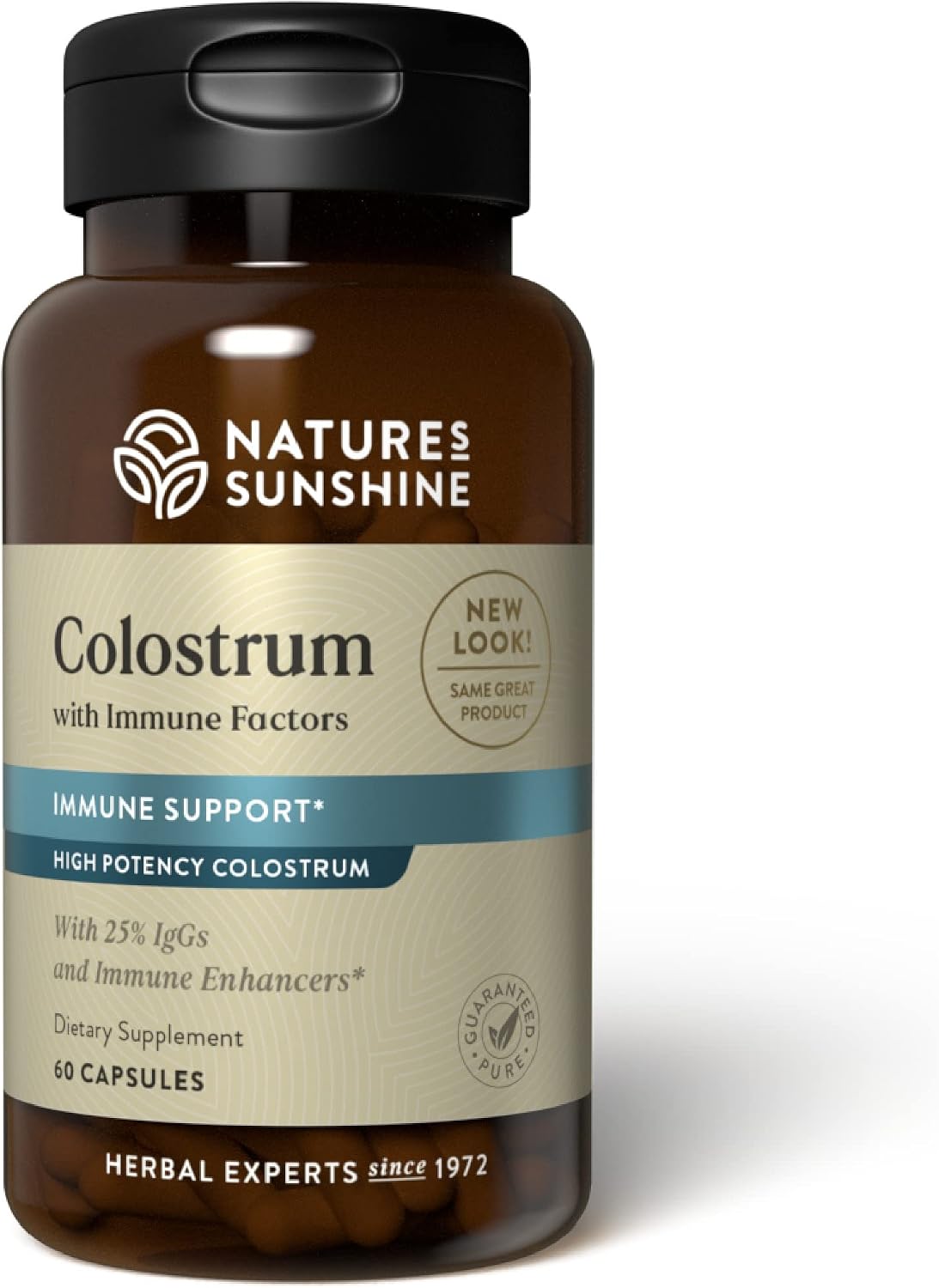Nature's Sunshine Colostrum with Immune Factors, 60 Cápsulas